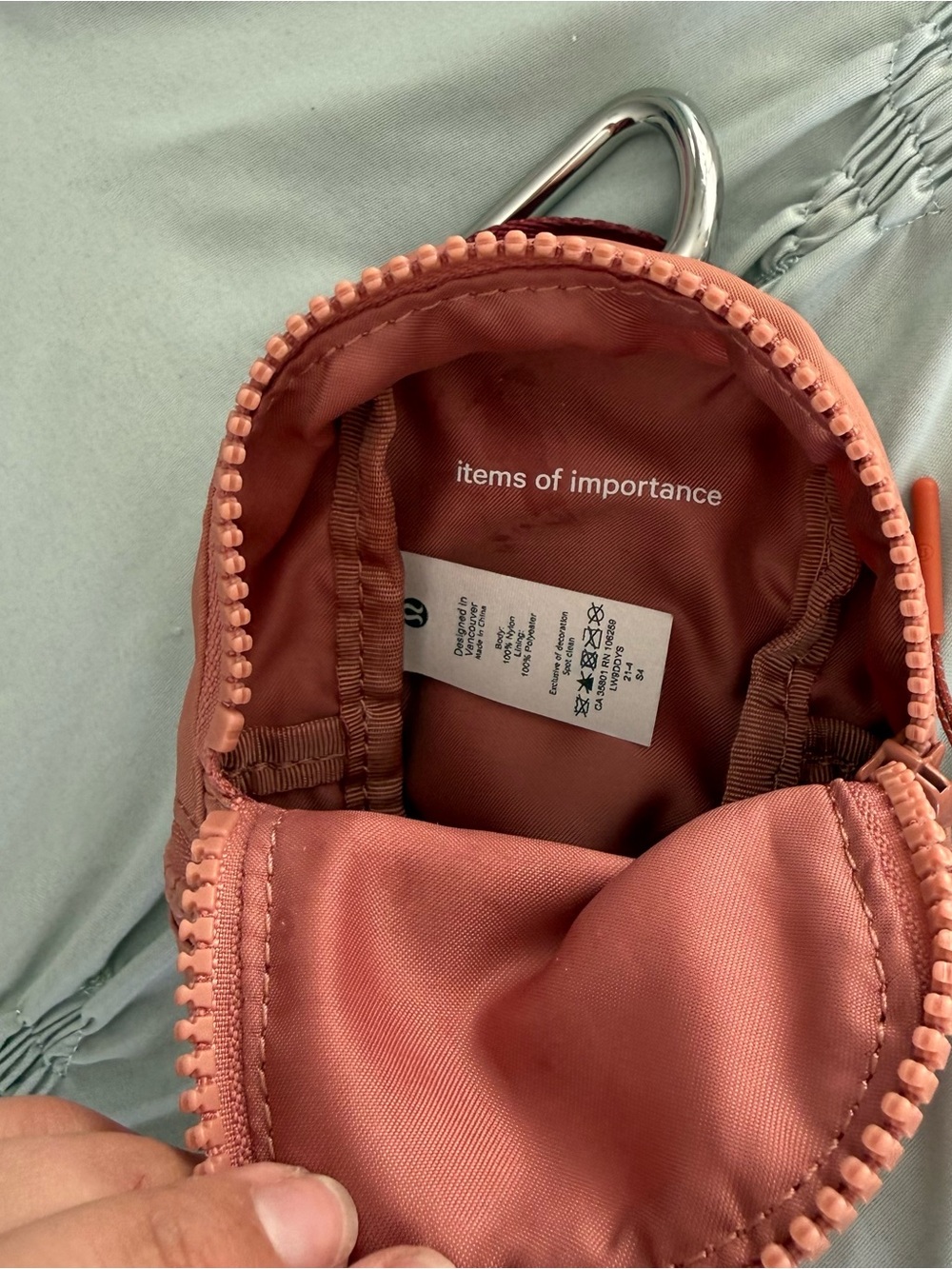 Lululemon Mini Backpack Keychain - Picture 2 of 6